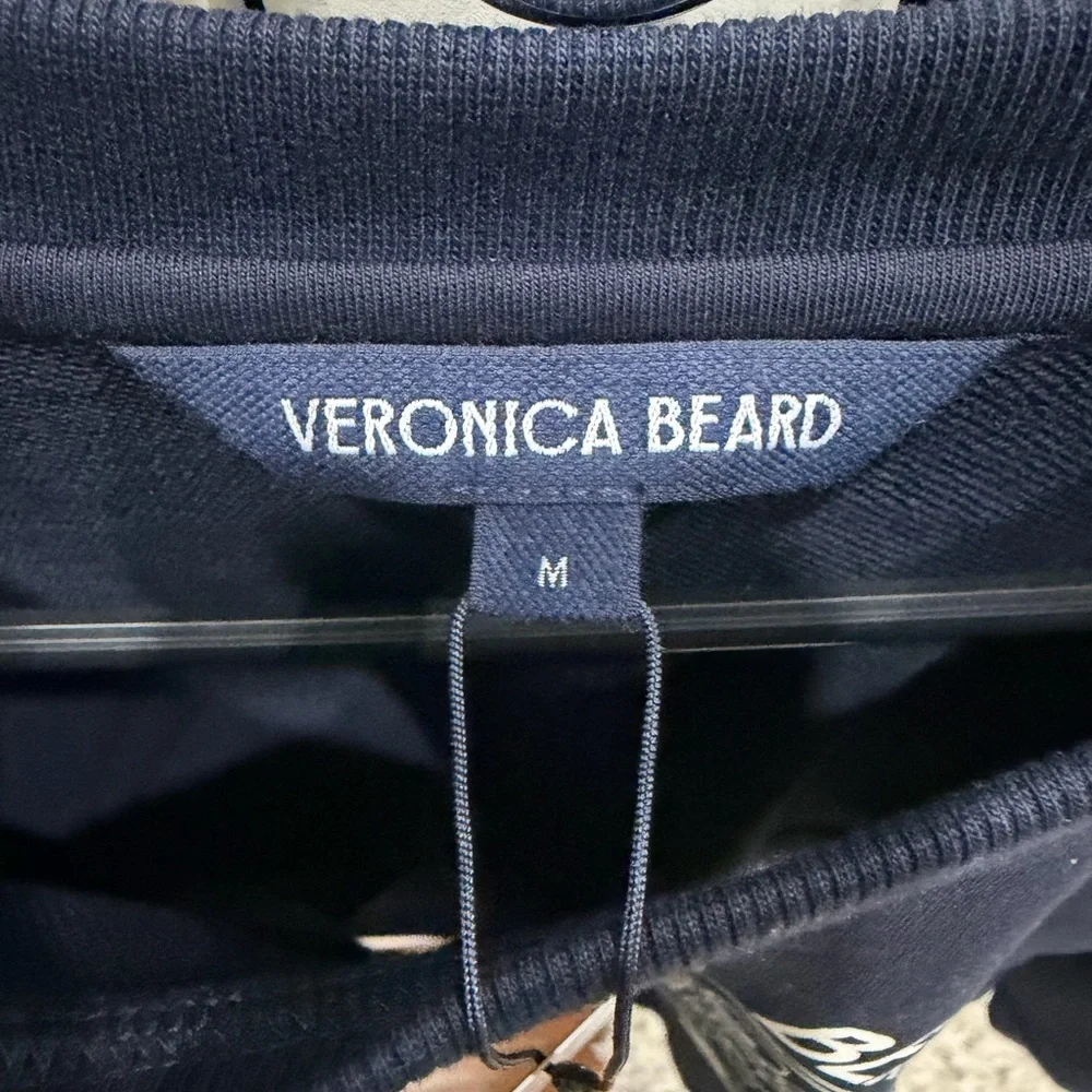 Veronica Beard Dark Blue Logo Sweatshirt - Picture 2 of 4